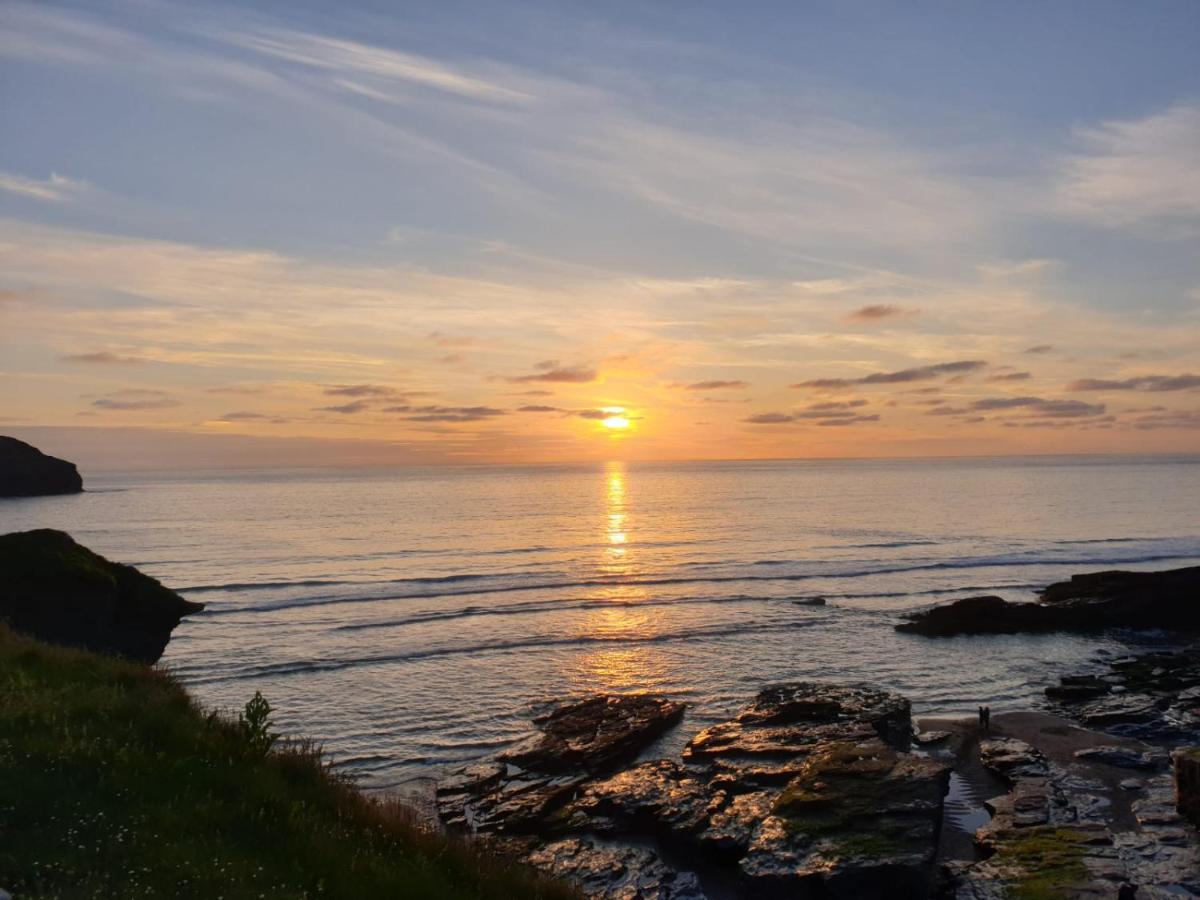 Polrunny Farm Blackberry Cottage - Cornwall Bliss In Sight Of The Sea Boscastle Exterior foto