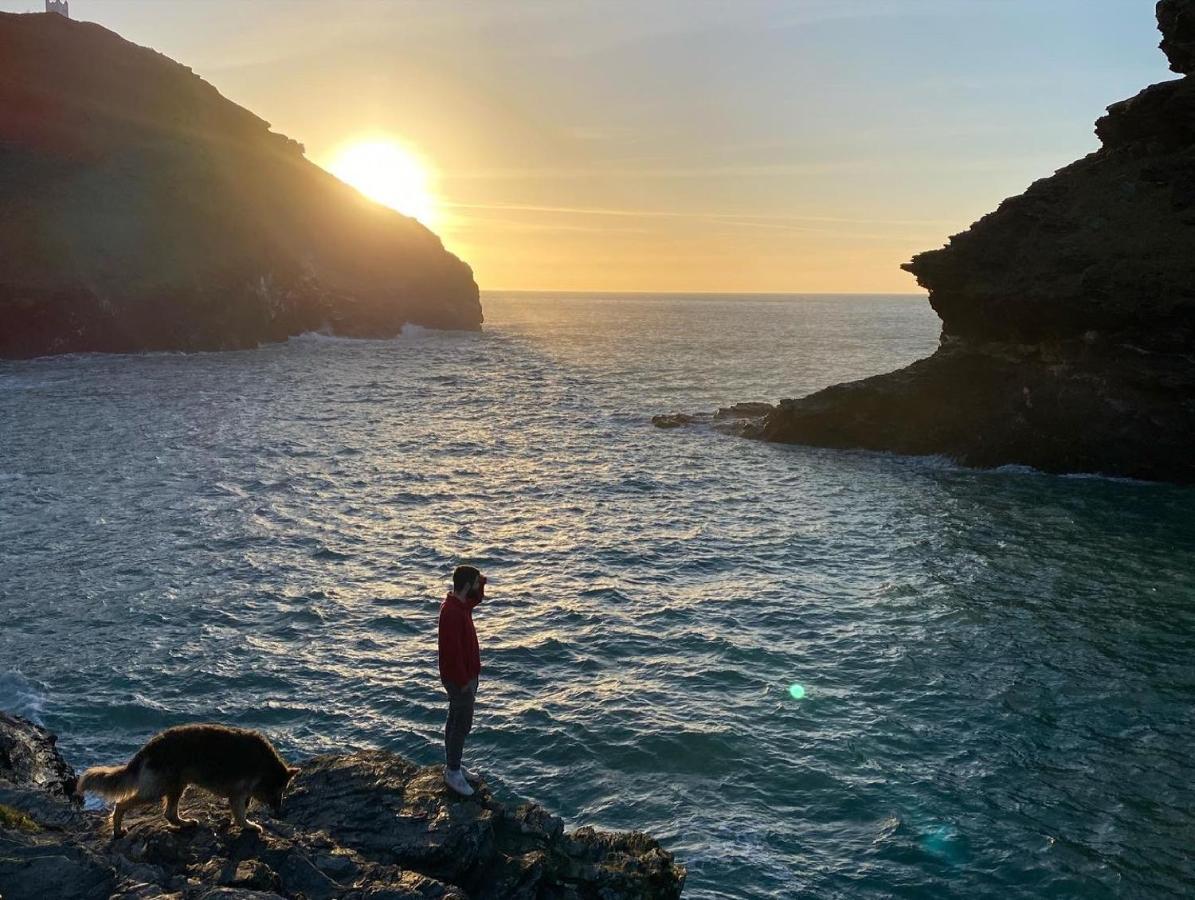 Polrunny Farm Blackberry Cottage - Cornwall Bliss In Sight Of The Sea Boscastle Exterior foto