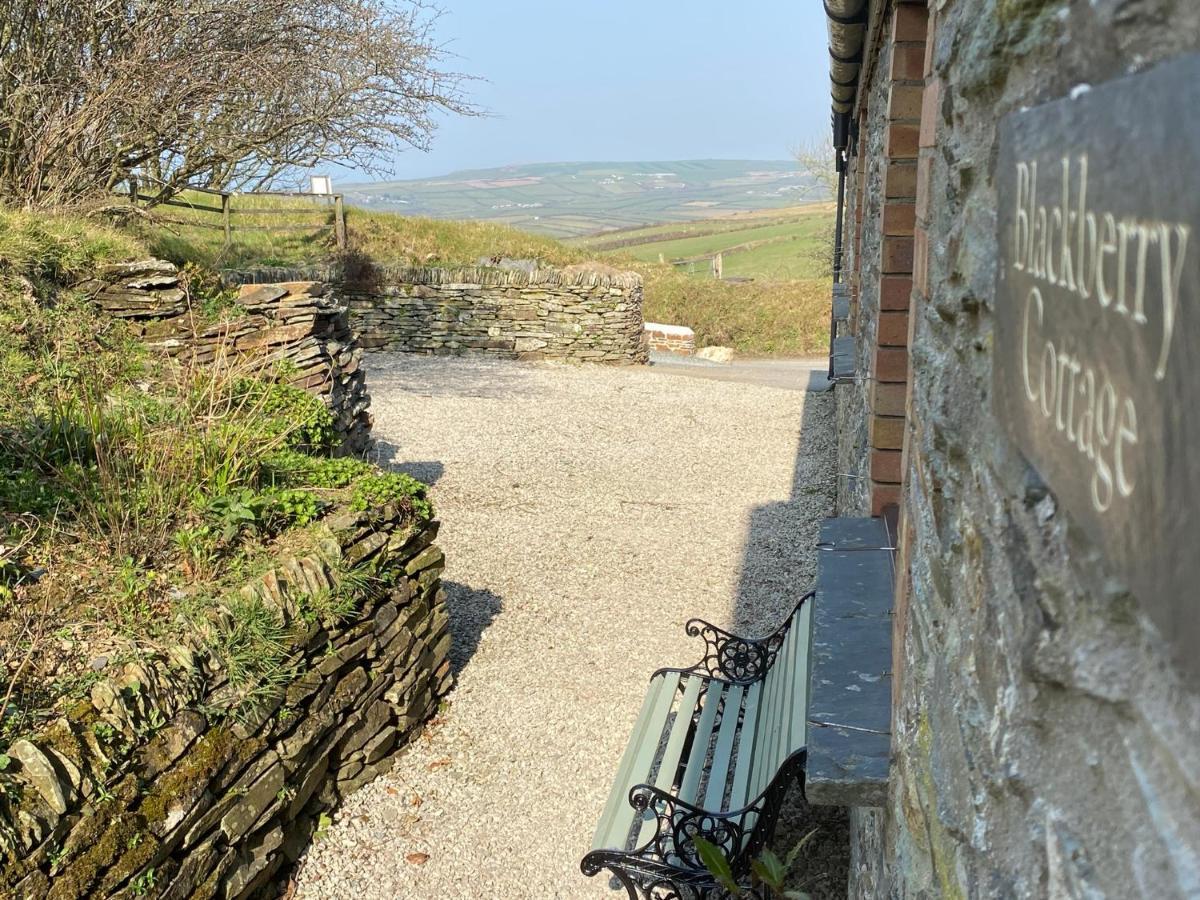 Polrunny Farm Blackberry Cottage - Cornwall Bliss In Sight Of The Sea Boscastle Exterior foto